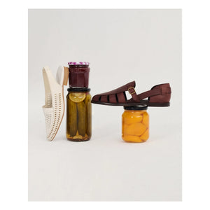 Bobo Choses - Örgü Deri Slingback | Ecru