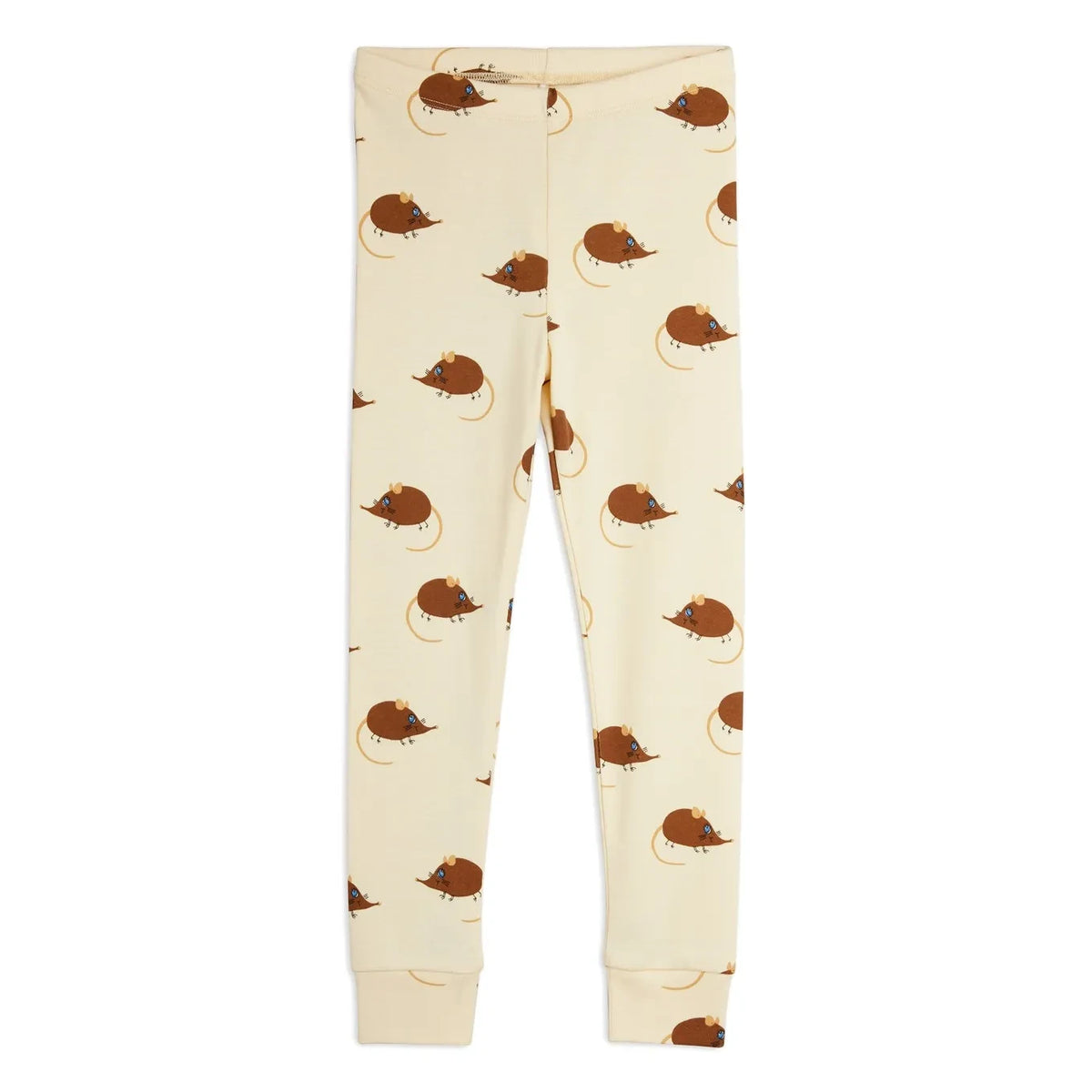 Mini Rodini - Organic Cotton Mouse Tights | Beige