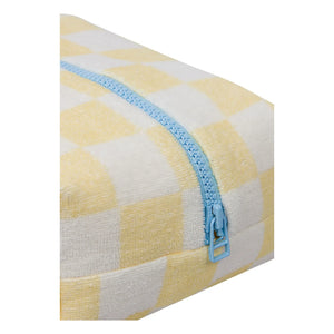 Jera Mini - Terry Tile Cosmetic Bag | Pale yellow