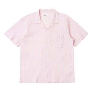 Universal Works - Striped Shirt Road | Pink