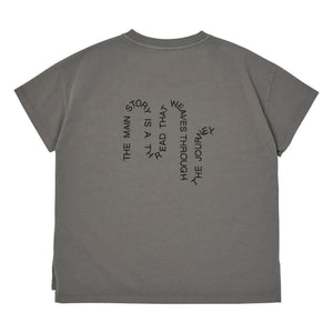 Main Story - Oversize organic cotton T-shirt | Dark gray