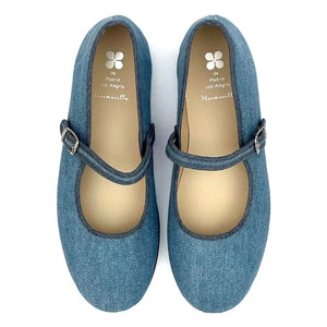 Hermosilla - Ballerinas Cigogne Denim - Women's collection | Blue