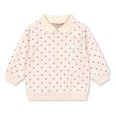 Konges Sløjd - Polka Dot Sweat Polo | Light Pink