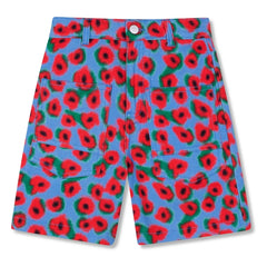 Wynken - Floral Print Shorts | Blue