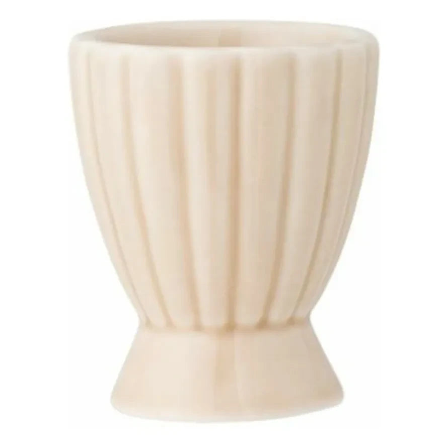 Bloomingville - Latina stoneware ceramic egg cup | Ivory