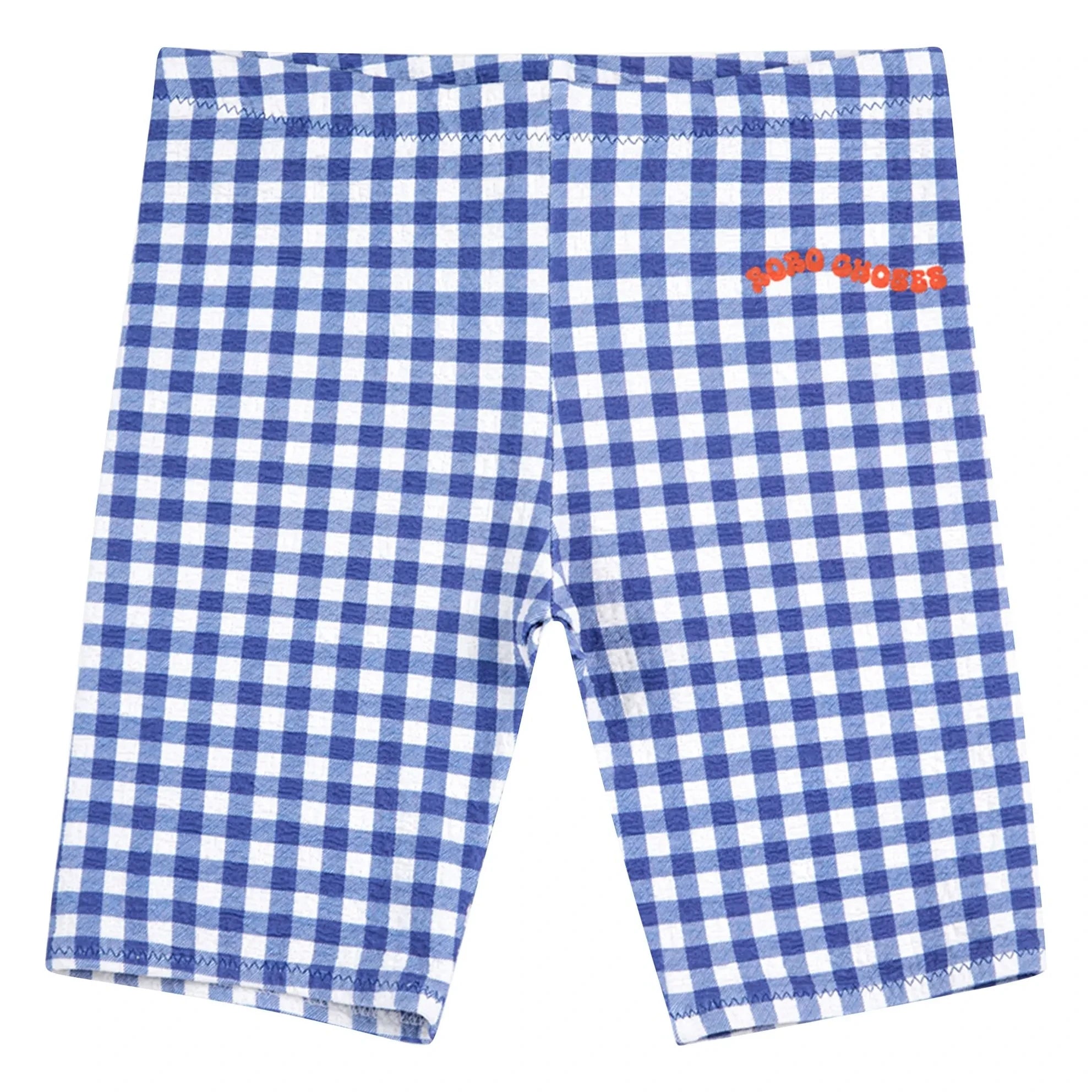 Bobo Choses - Cyclist Vichy Recycled Fibers | Navy
