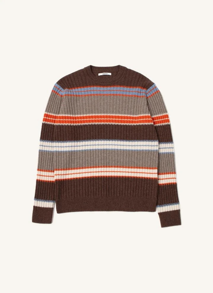Edmmond Studios - Striped Sweater | Brown