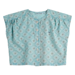Bobo Choses - Organic Cotton Daisy Top | Light Blue