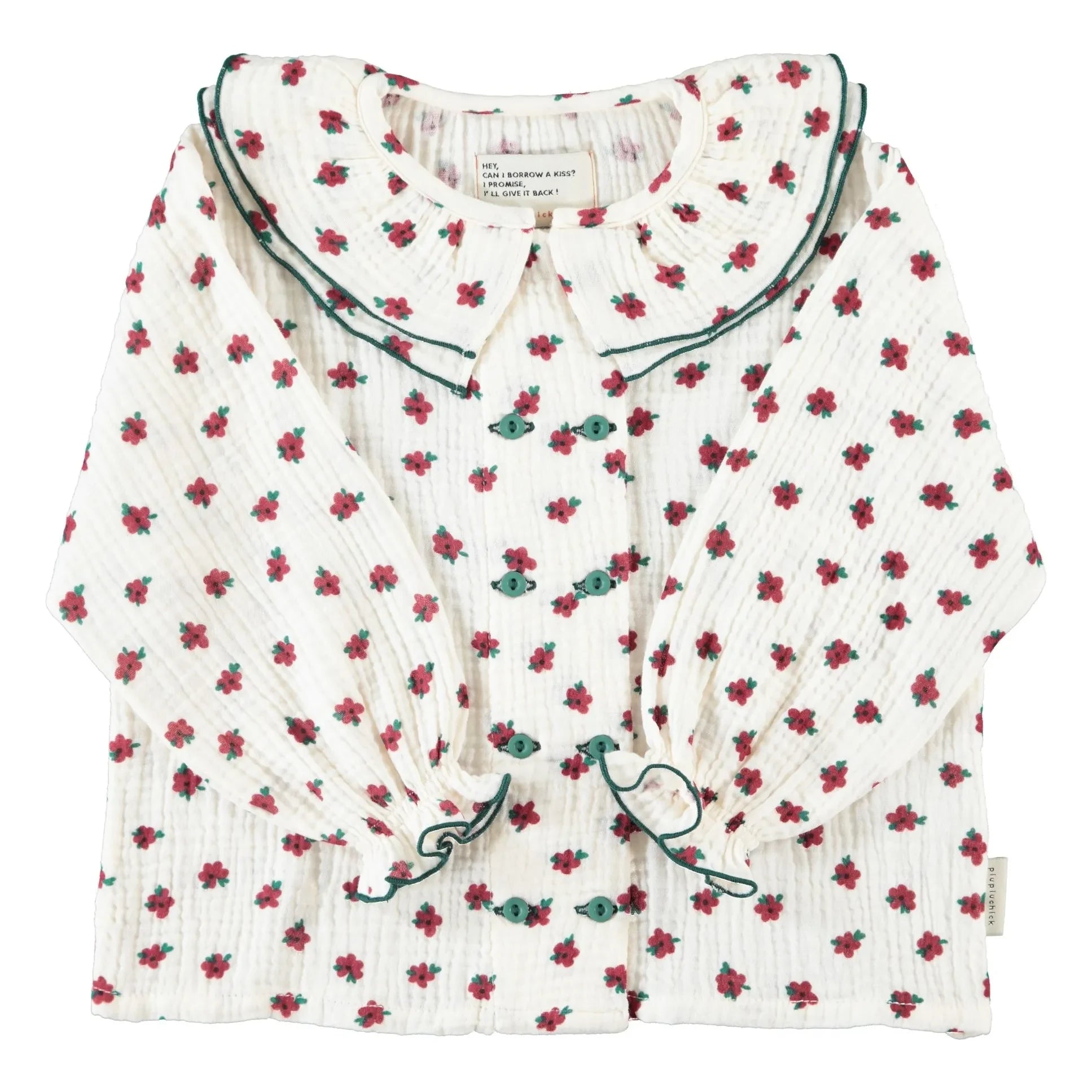 Piupiuchick - Organic Cotton Blouse | Ecru