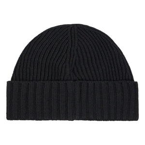 Stone Island - Logo Wool Beanie | Black