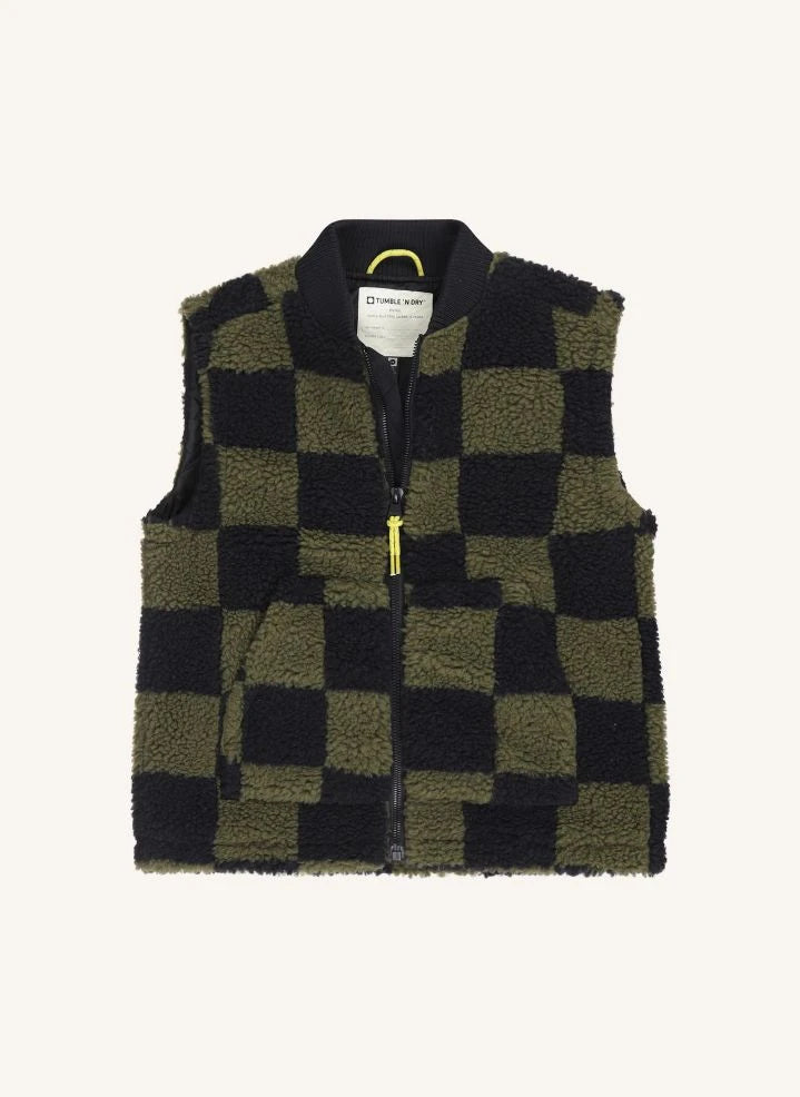 Tumble N'Dry - Kent Sleeveless Jacket | Chrome Green