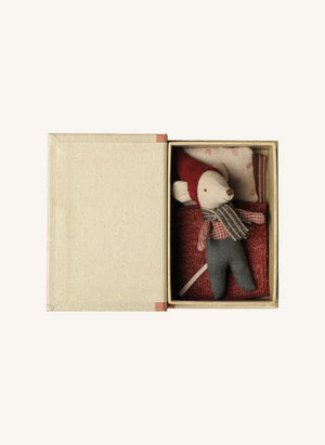 Maileg - Little Christmas Mouse in a Book-Style Box