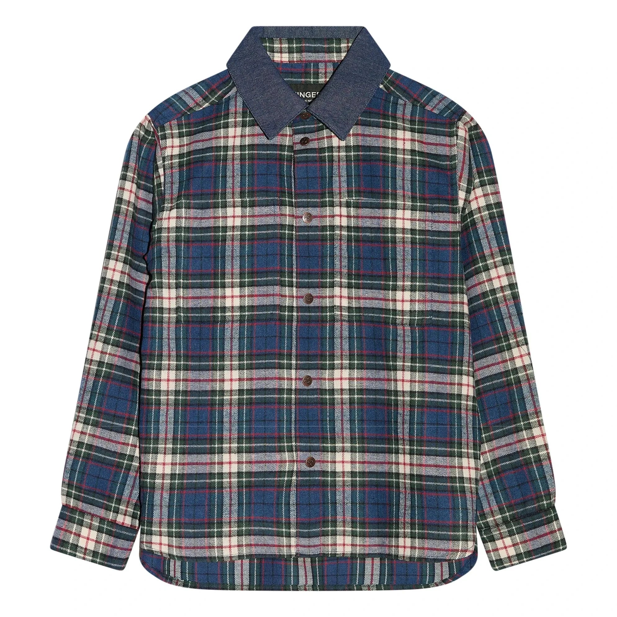 Finger in the Nose - Enara Checkered Shirt | Blue