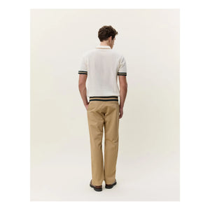 Les Deux - Lace Knit Polo | Off-white