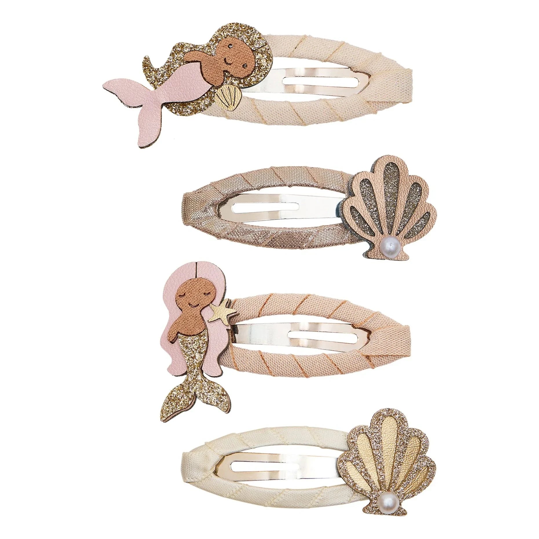 Mimi & Lula - 4 Siren Hairpin Set | Gold