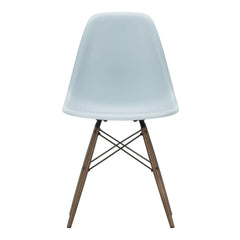 Vitra - DSW Plastic Chair - Maple Base - Charles & Ray Eames | Bluish Gray