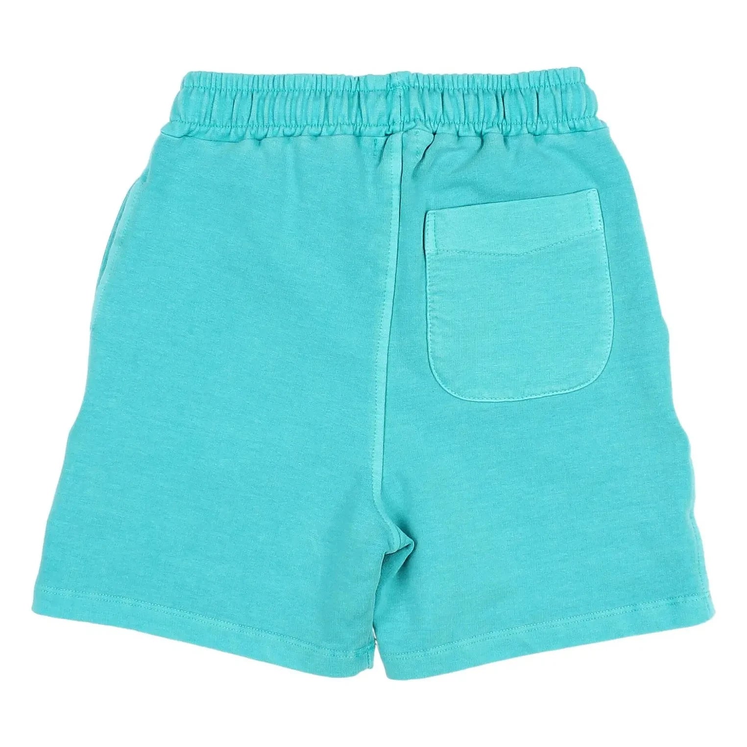 Búho - Organic Cotton Fleece Bermuda Shorts | Aqua