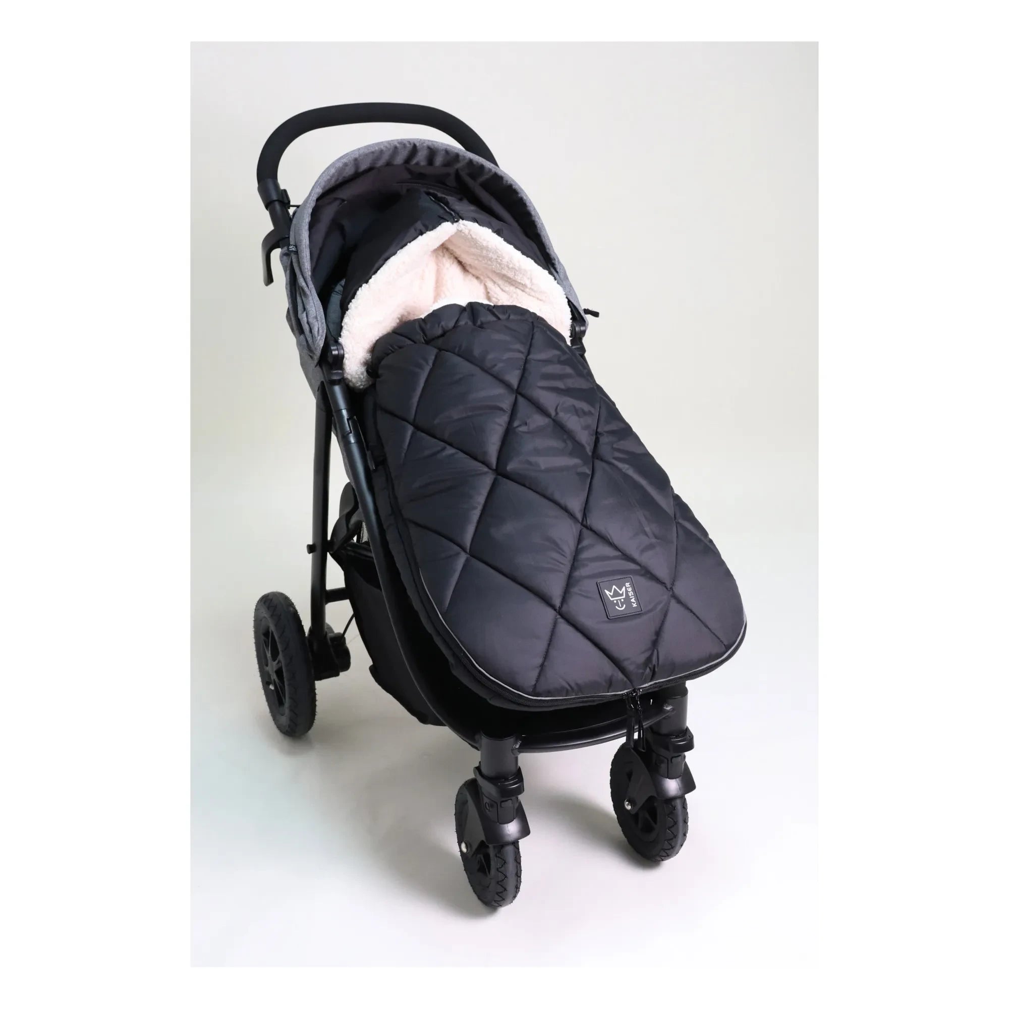 Kaiser - Sherpa Fleece XL Universal Foot Cover | Black