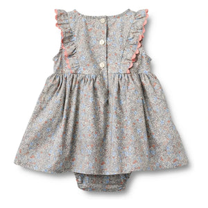 Wheat - Printed Biyeli Safia Dress | Light Blue