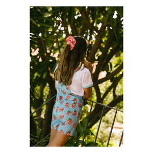 Favorite People - Puglia Strawberry Short Salopet | Blue