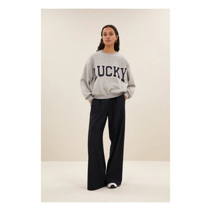 By Bar - Bibi Patchwork Sweatshirt | Gray Melange