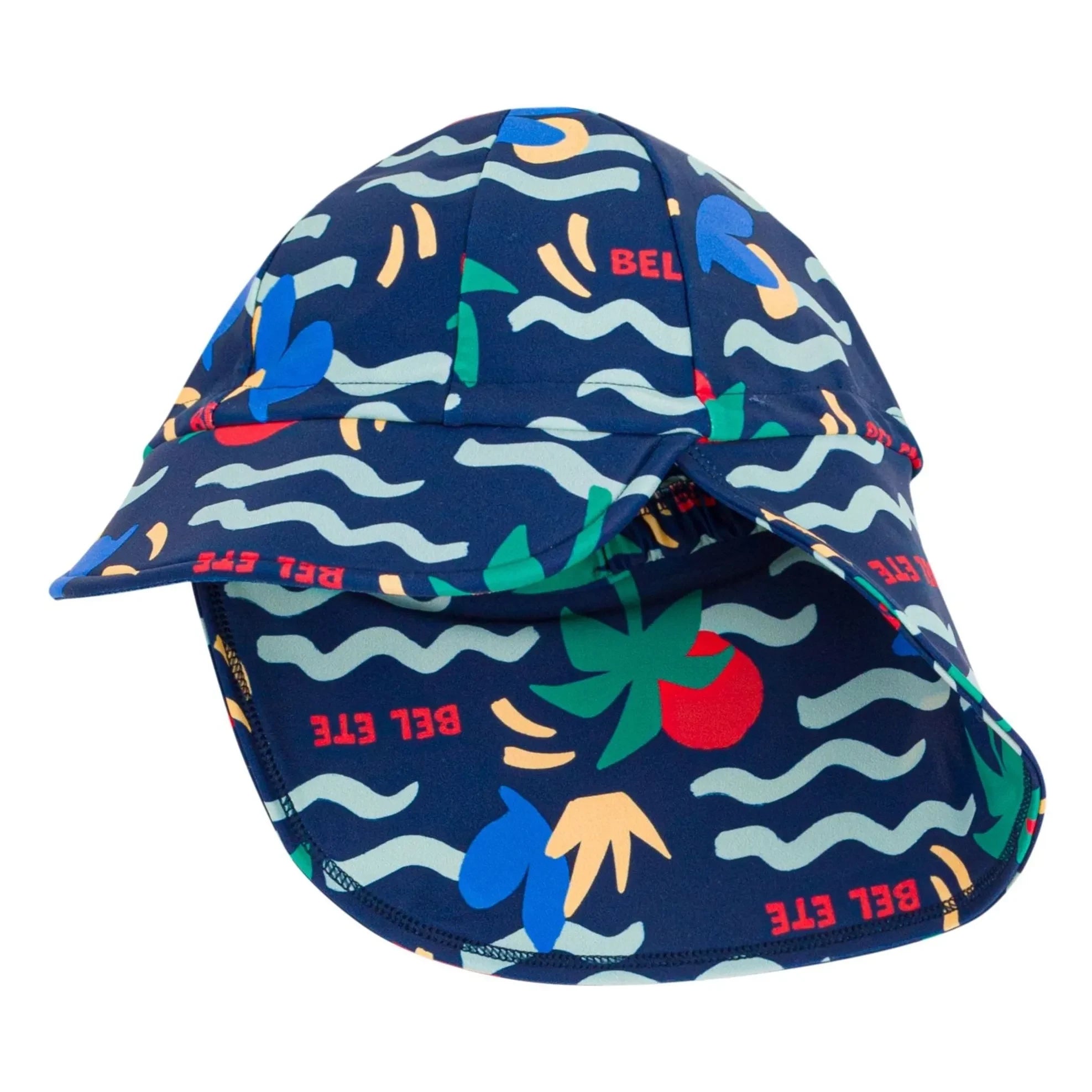 Petit Bateau - Bel Été UV Protective Hat Made from Recycled Fibers | Night Blue