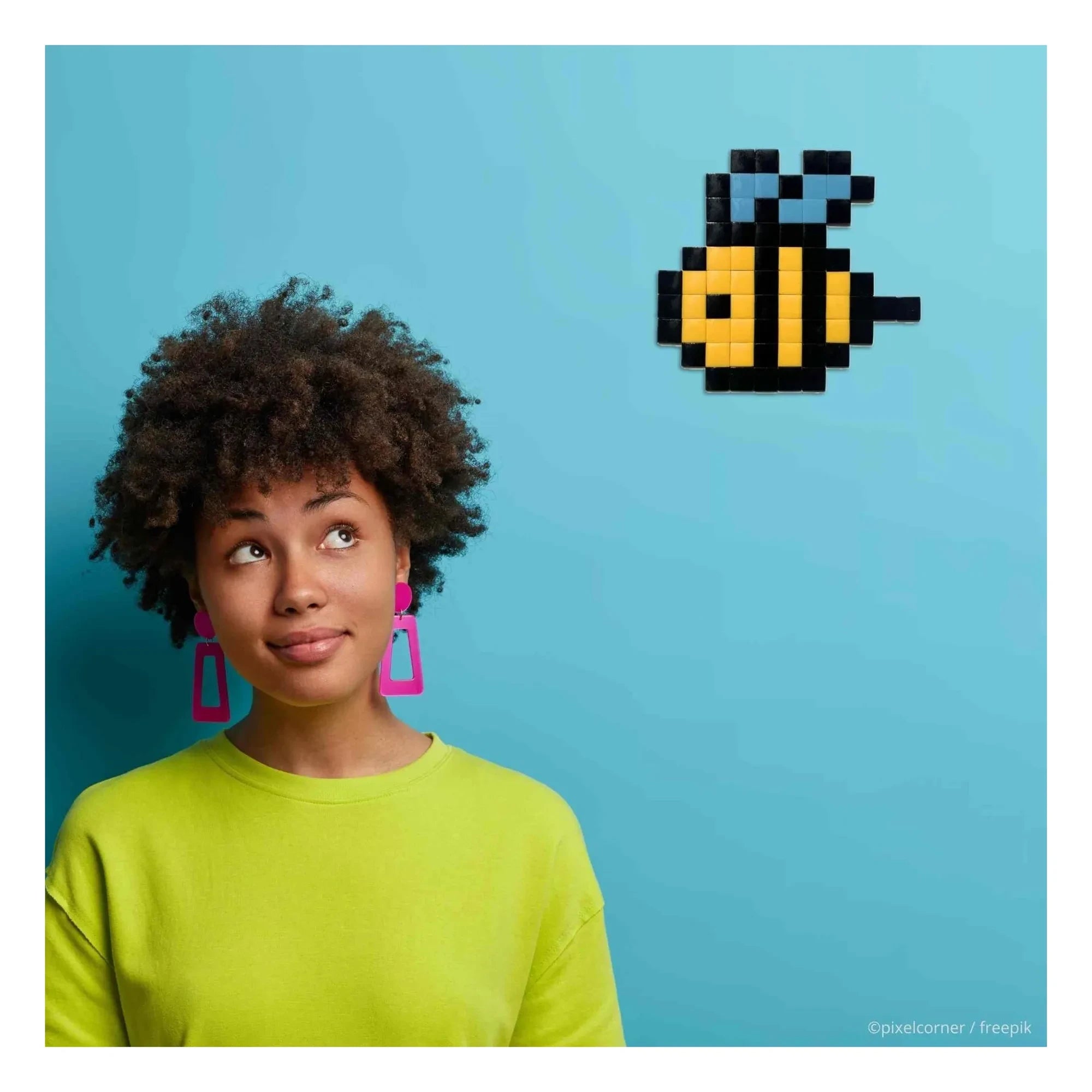 Pixel Corner - Pixel Art Kit - Save Bzzz | Yellow