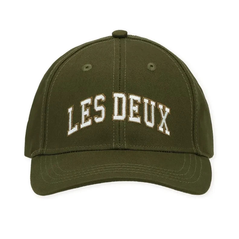 Les Deux - College Baseball Cap: 100% Organic Cotton | Khaki