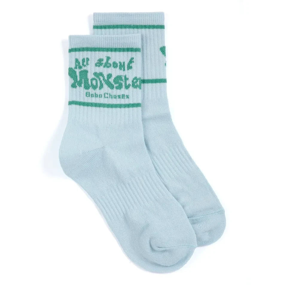 Bobo Choses - All About Monsters Organic Cotton Socks | Light Blue