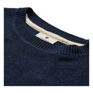 Anerkjendt - Akebbe Cotton Sweater | Dark Blue