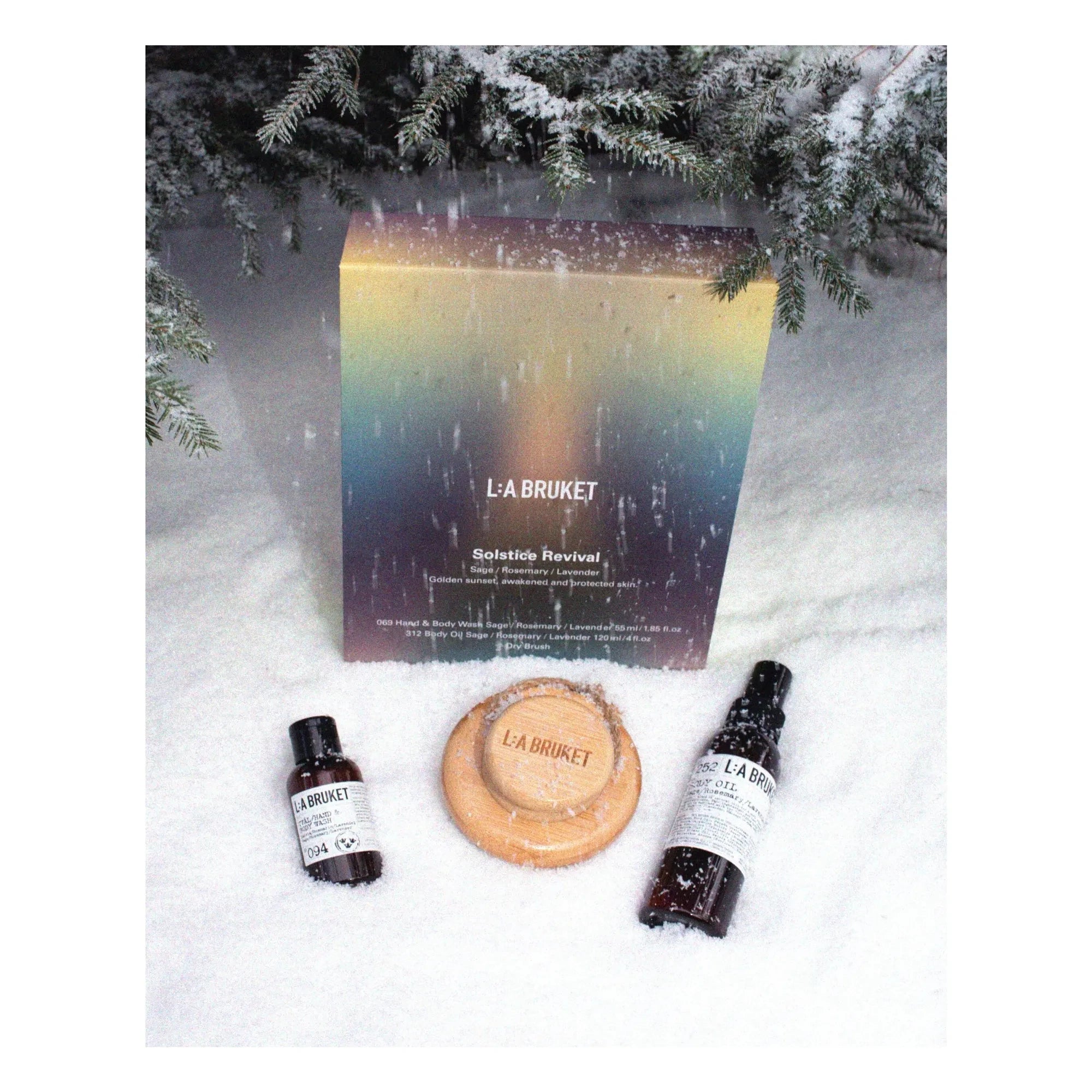 L:A BRUKET - Refreshing Set - Sage, Rosemary, and Lavender