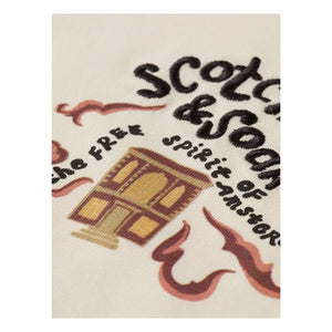 Scotch & Soda - 40. Yıl Dönümü Tişörtü | Ecru