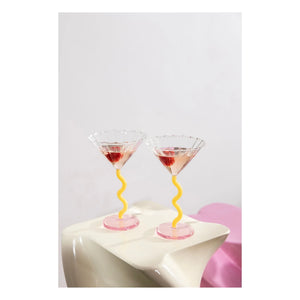 &Klevering - Set of 2 Mugs | Yellow