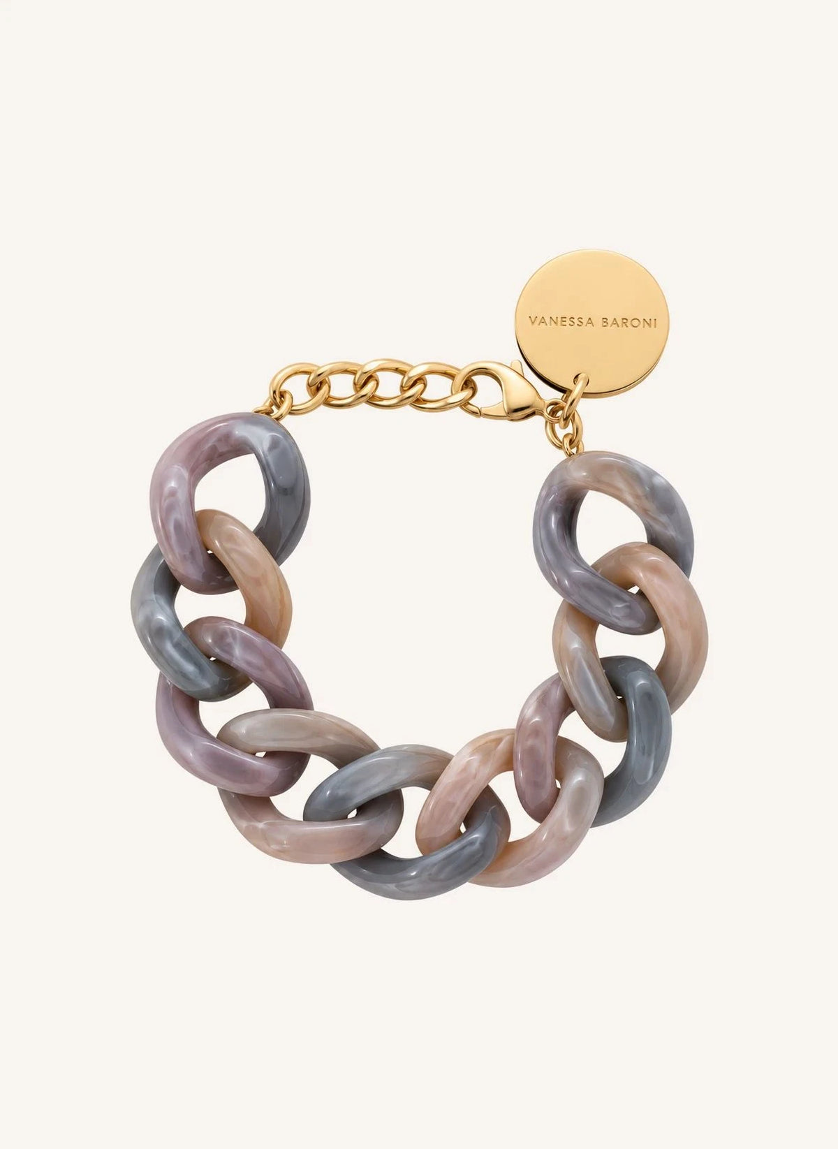 Vanessa Baroni - Flat Chain bracelet | Gray