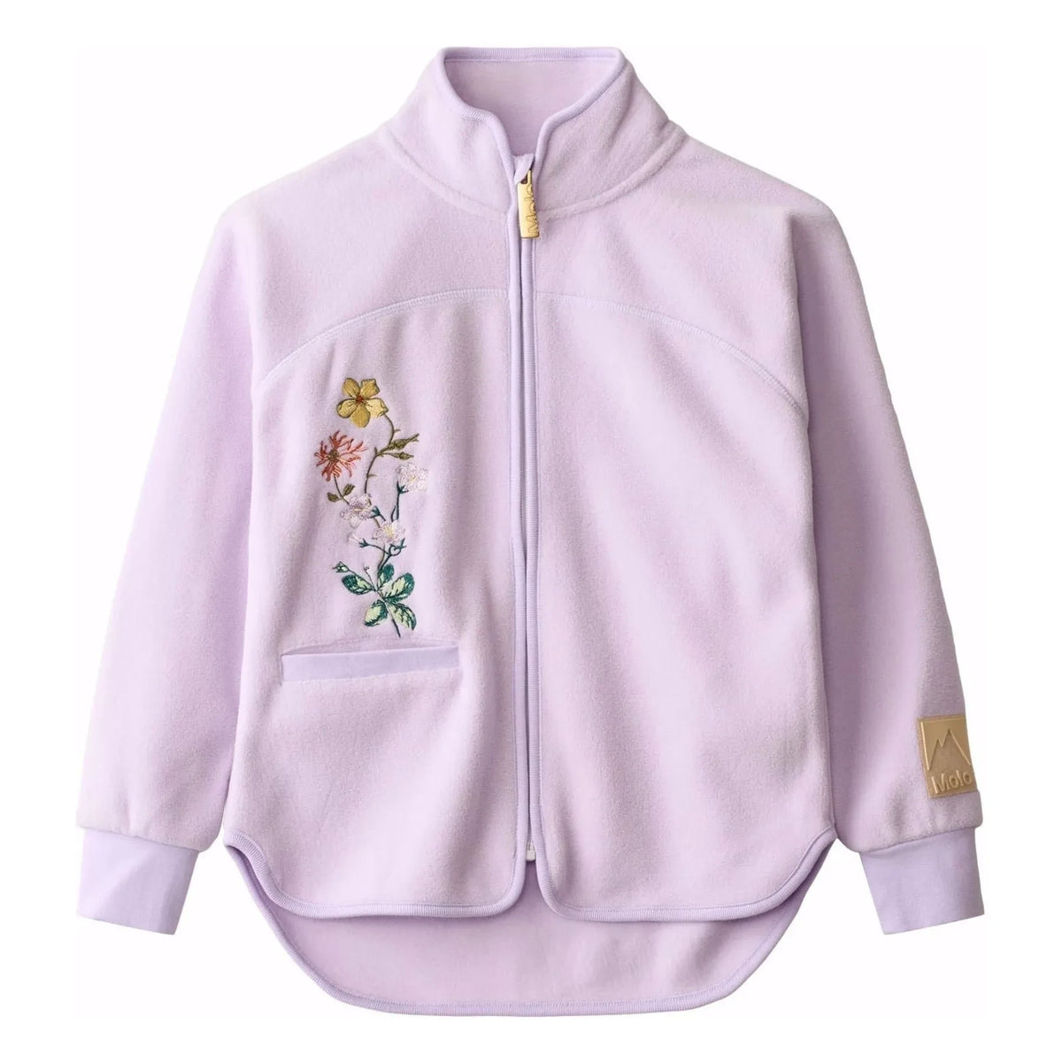 Molo - Ulani Fermuarlı Sweatshirt Çiçekler Geri Dönüştürülmüş Lifler | Leylak