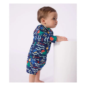 Petit Bateau - Bel Eté Bébé UV Protection Bath T-Shirt | Midnight blue