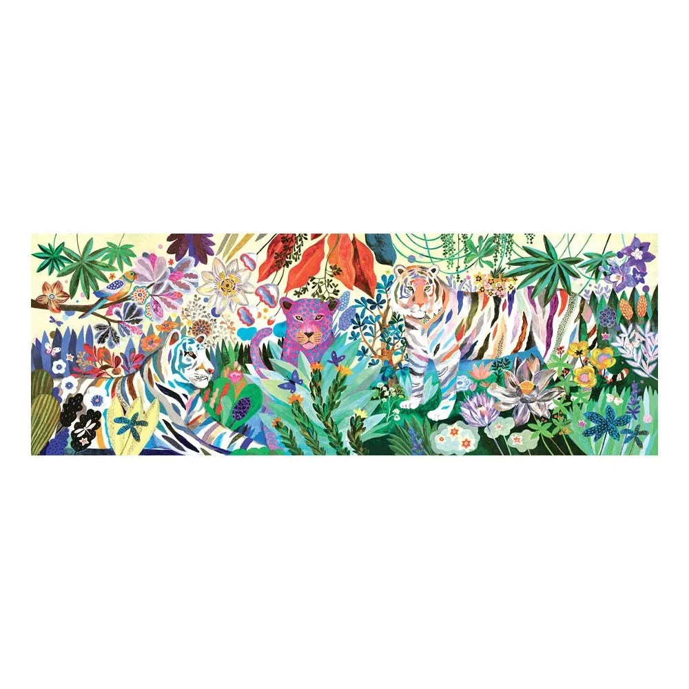 Djeco - Giant Rainbow Tigers Puzzle - 1000 Pieces
