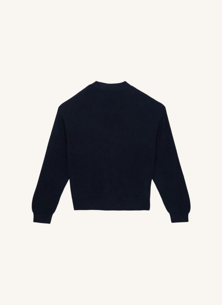 Smallable Kid - Abbey Organic Cotton Cardigan | Navy
