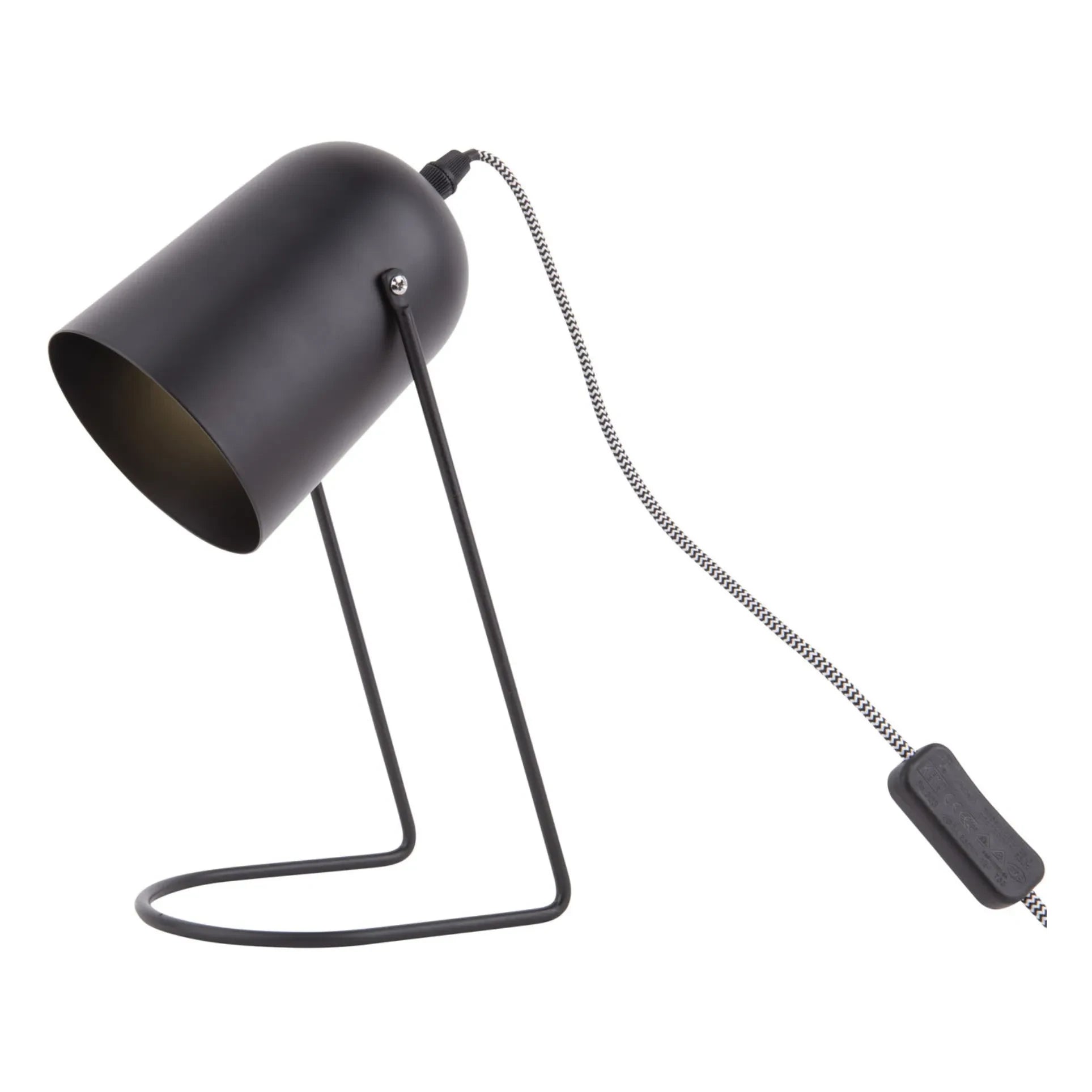 Present Time - Enchant Iron Table Lamp | Black