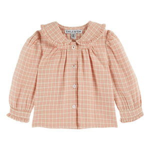 Emile et Ida - Pembe Fiyonklu Okul Bluzu | Pembe