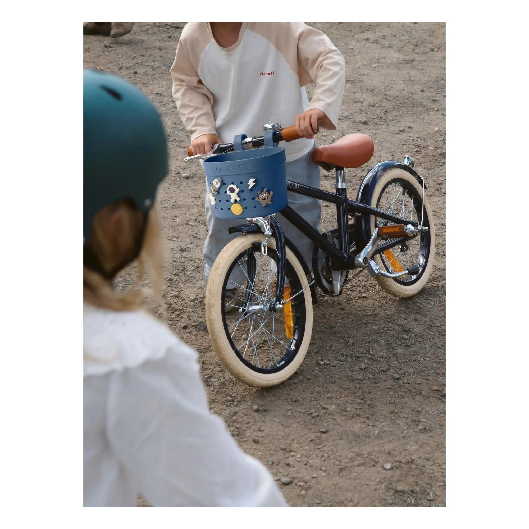 Banwood - Pin & Ride Customizable Bike Basket/Cart | Blue
