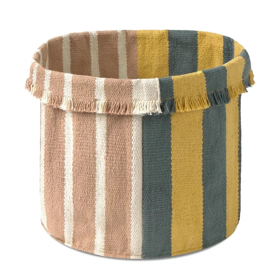 Lorena Canals - Striped Storage Basket | Yellow