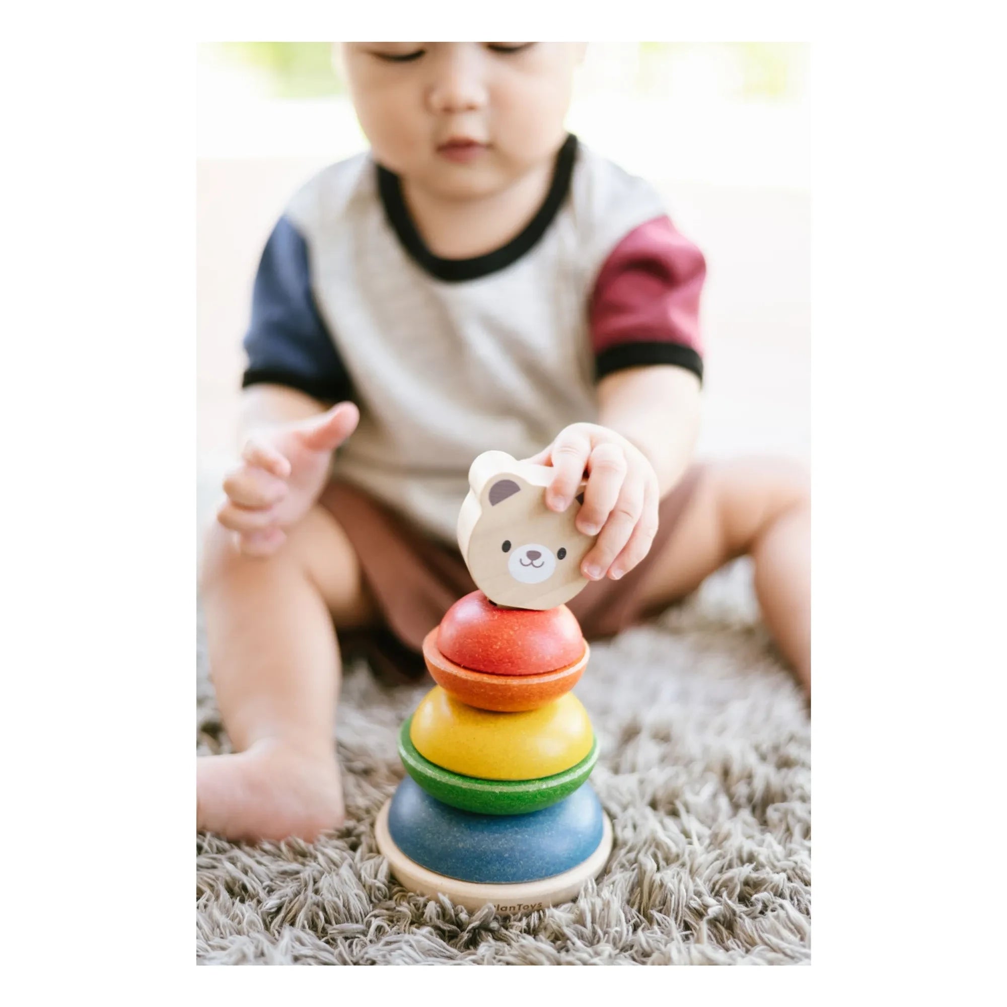 Plan Toys - Stacking Teddy Bear
