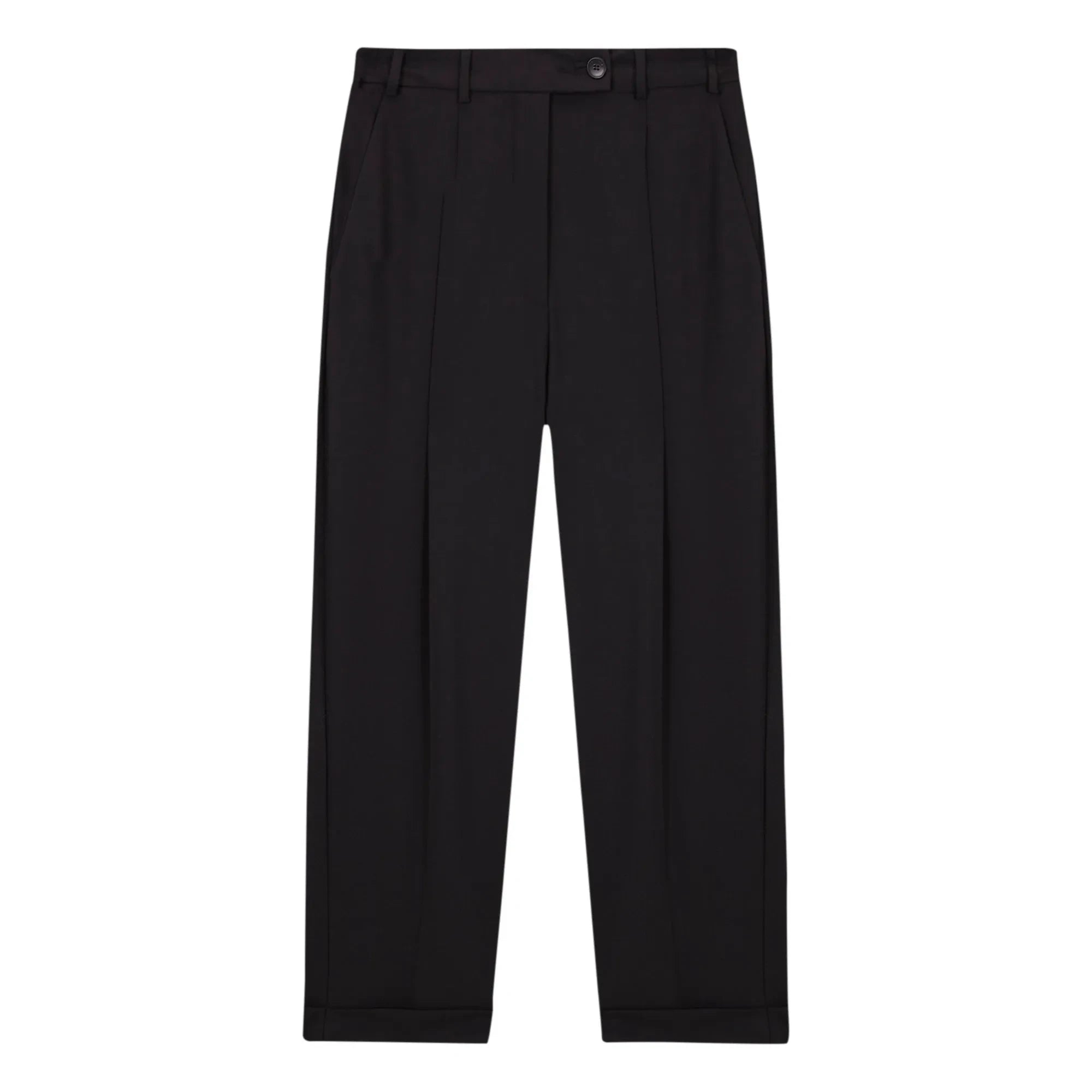 Cordera - Wool Men's Tailored Stitch Pants | Black