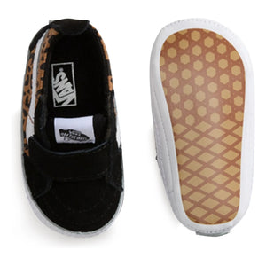 Vans - SK8-Hi Crib Leopard Print Sneakers | Brown