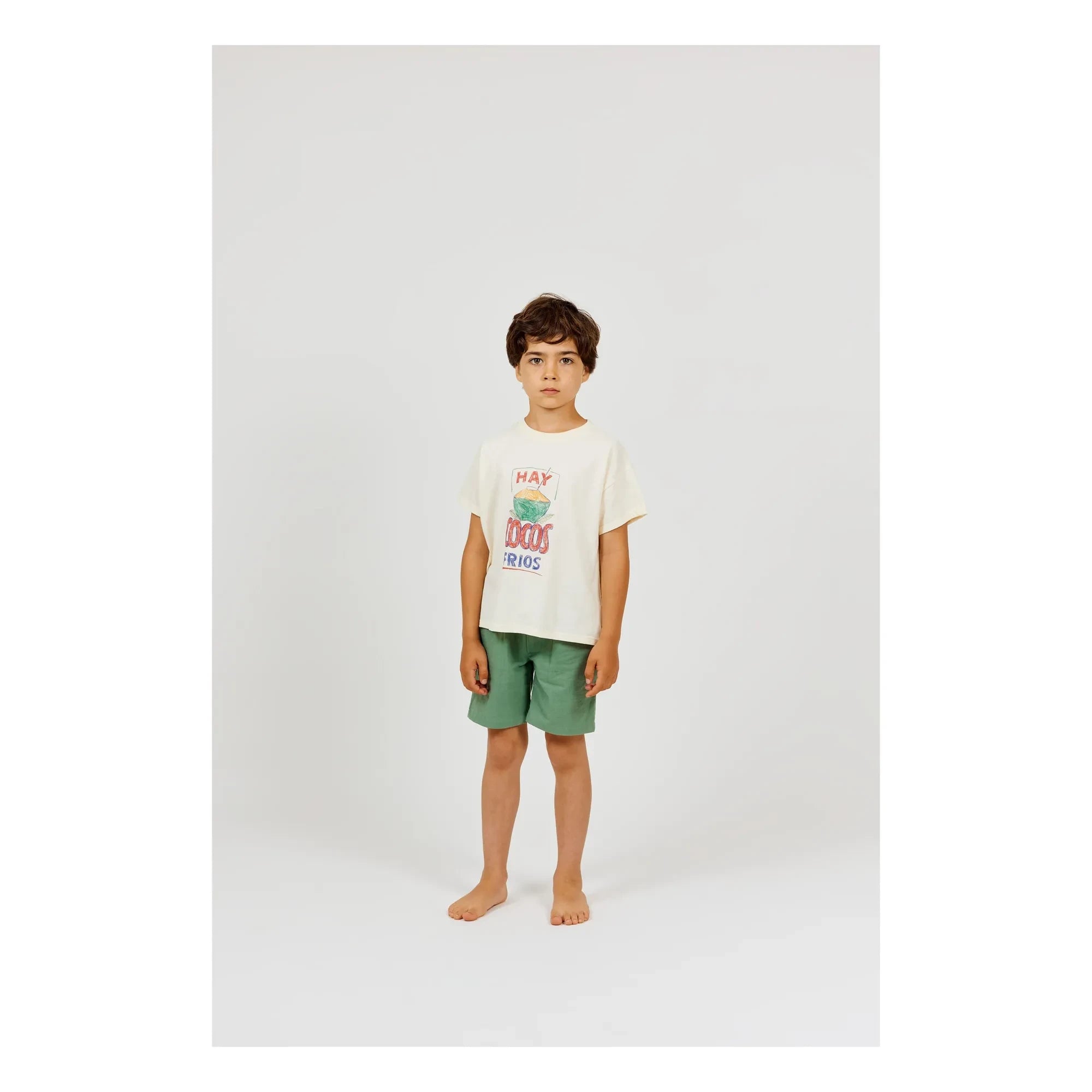 Arsène et Les Pipelettes - Hay Cocos Frios Organic Cotton T-Shirt | Ecru