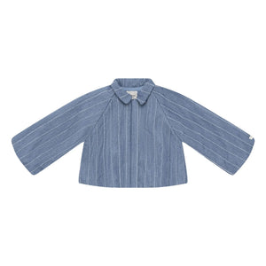 Donsje - Cyran Striped Jacket | Denim Blue