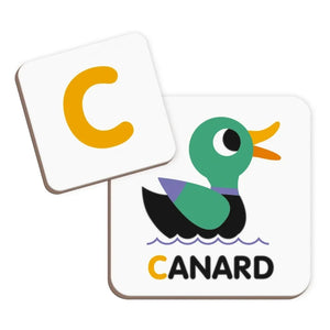 Janod - Magnetic Alphabet Book - 131 Magnets (French Edition)