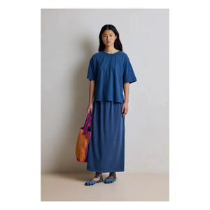 Hod - Amber Cotton T-Shirt | Navy Blue