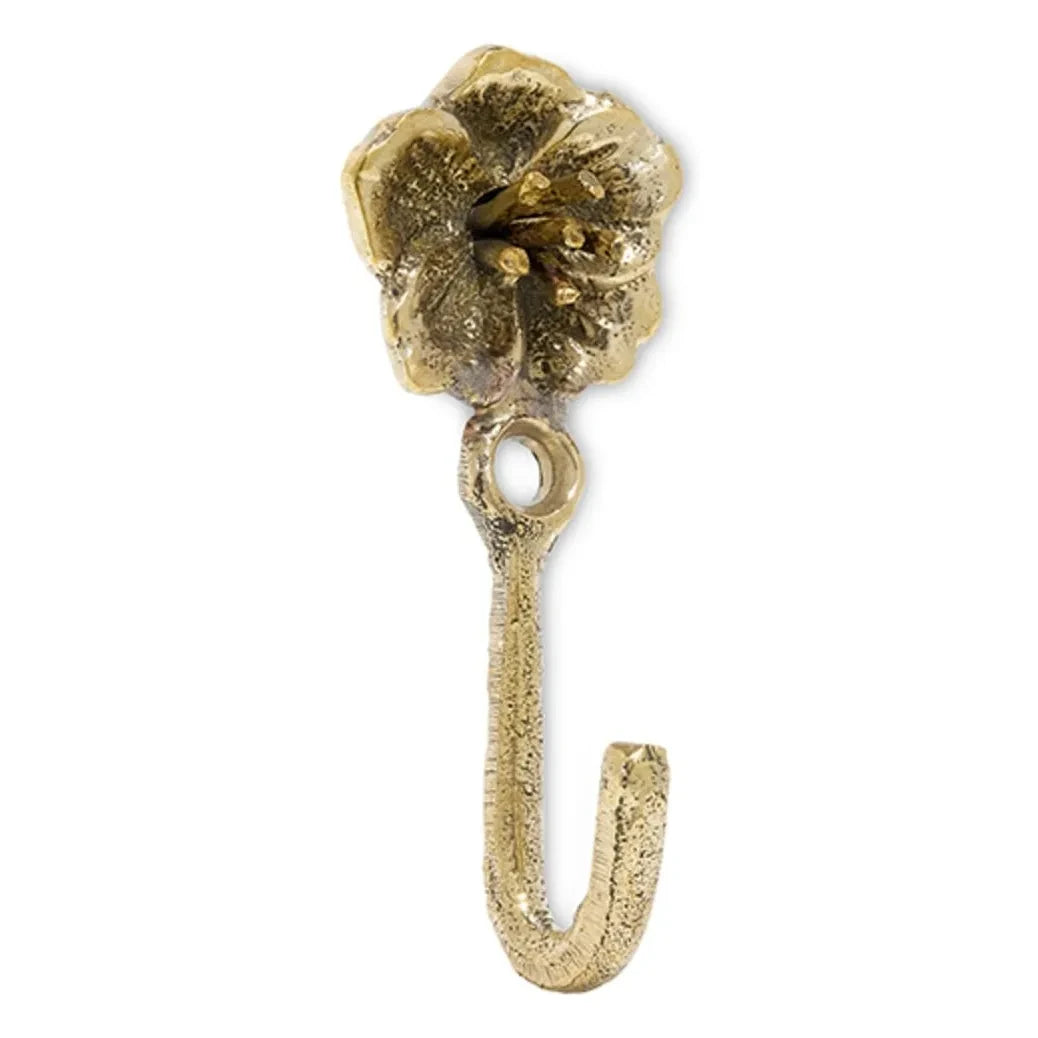 Doing Goods - Maisie Flower Hanger Hook | Brass
